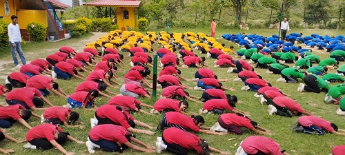 Yoga Day at School